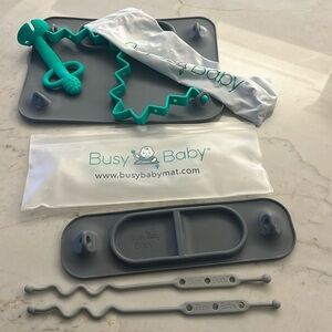 Busy Baby placemat full size and mini travel with bags and extras